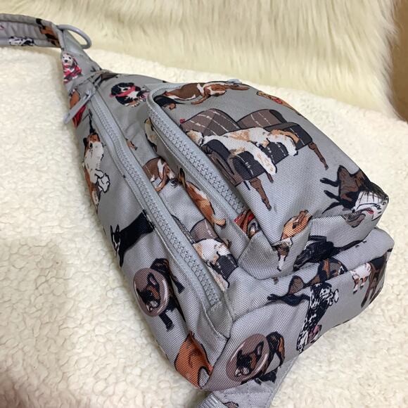 VERA BRADLEY Retired Convertible Reactive Sling Backpack BEST IN SHOW Dogs - Picture 4 of 16